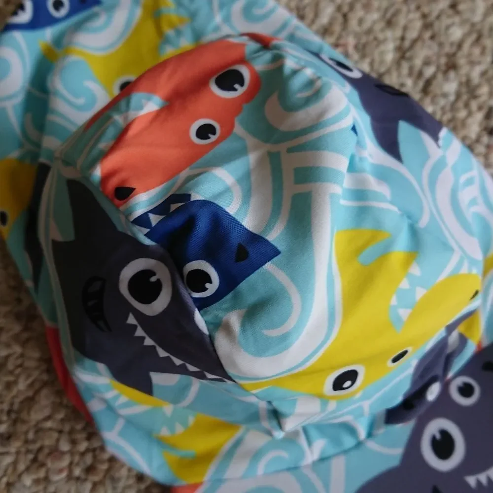 Baby shark Summer Sun Cap Hats - boys 1-2 years